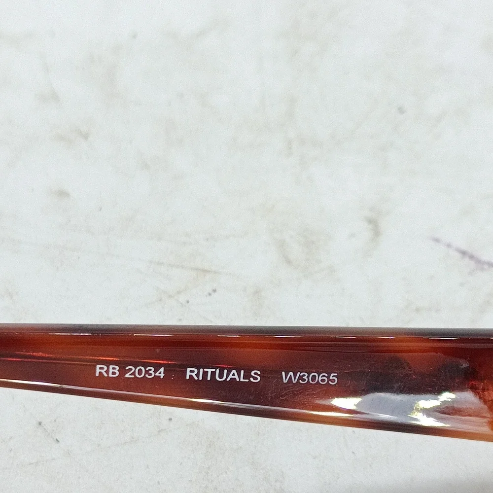 Ray-Ban RB2034 Rituals W3065 Tortoise Oval Cat-Eye Eyeglasses Frames Only 23